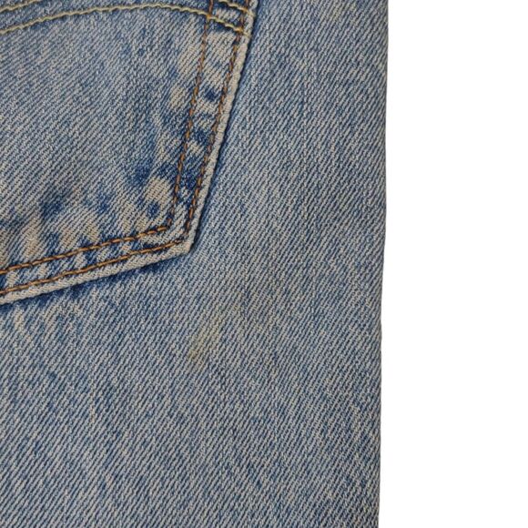 Levi’s 505 36 x 32 Distressed Straight Leg Work Jeans - Picture 10 of 11